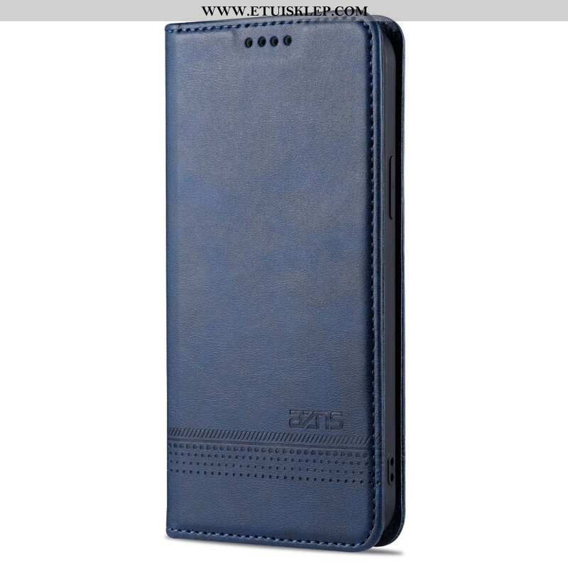 Etui Na Telefon do iPhone 13 Pro Etui Folio Stylizacja Skóry Azns